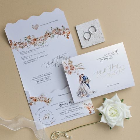 Thiệp Cưới Endless Love Story Viết Tiếp Hành Trình Yêu Thương Vĩnh Cửu - TILA-D009