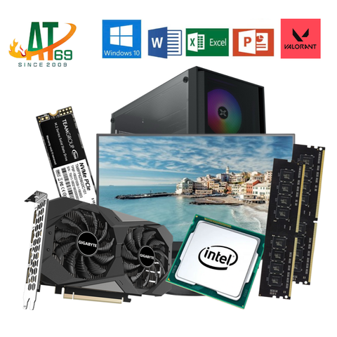  PC XA-20-04 (i5 12400f, RTX3050, RAM 16GB, SSD 256GB, Màn 21.5 Inch, Phím, Chuột) 