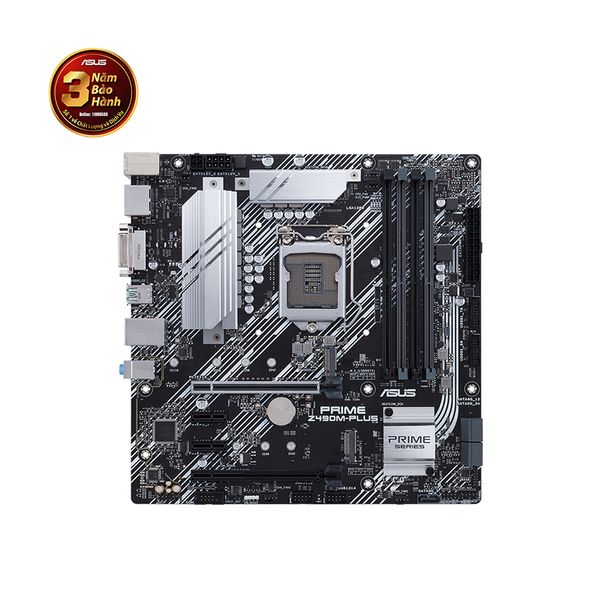  Mainboard ASUS PRIME Z490M-PLUS (Intel Z490, Socket 1200, m-ATX, 4 khe RAM DDR4) 