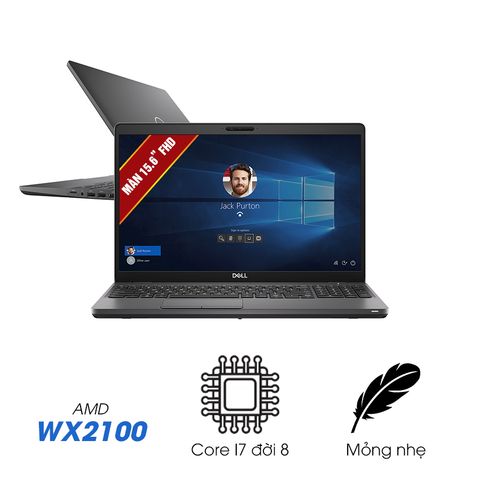 Laptop DELL Precision 3540 (i7 8665U/ 16GB/ 512GB SSD/15.6 inch FHD/VGA 2GB/hàng 95%/BẢO HÀNH 2 THÁNG) KM: Chuột KD, Di chuột 