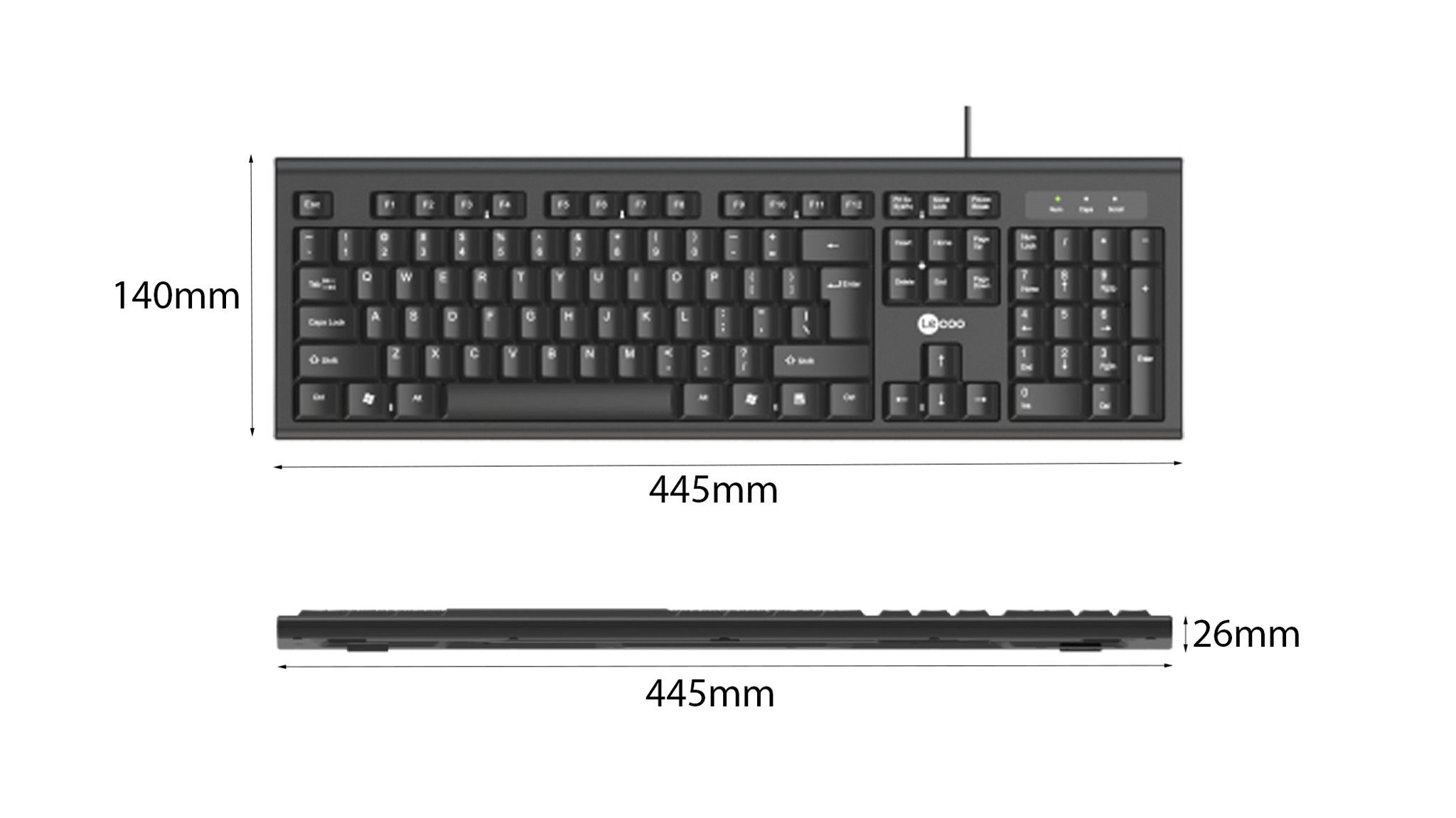  Bàn phím Lecoo KB101 