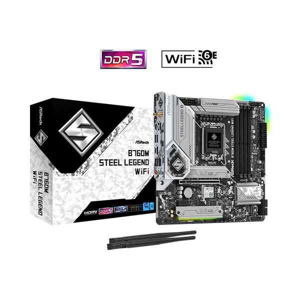  Mainboard ASROCK B760M Steel Legend WiFi 