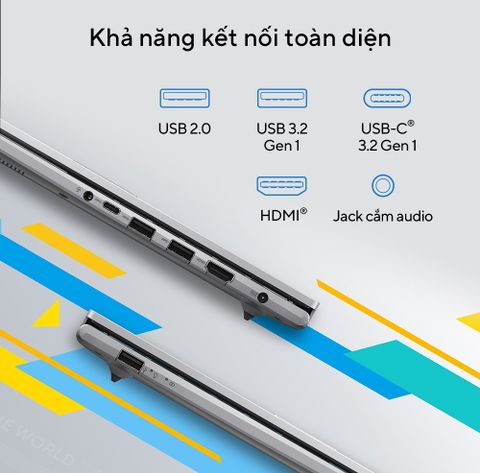  Laptop Asus VivoBook X1504VA-NJ070W (i5 1335U/16GB RAM/512GB SSD/15.6 FHD/Win11/Xanh/BẢO HÀNH 12 THÁNG) 