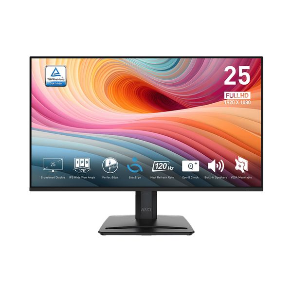 Màn hình MSI PRO MP251 E2 (24.5 inch/FHD/IPS/120Hz/1ms/Loa) 