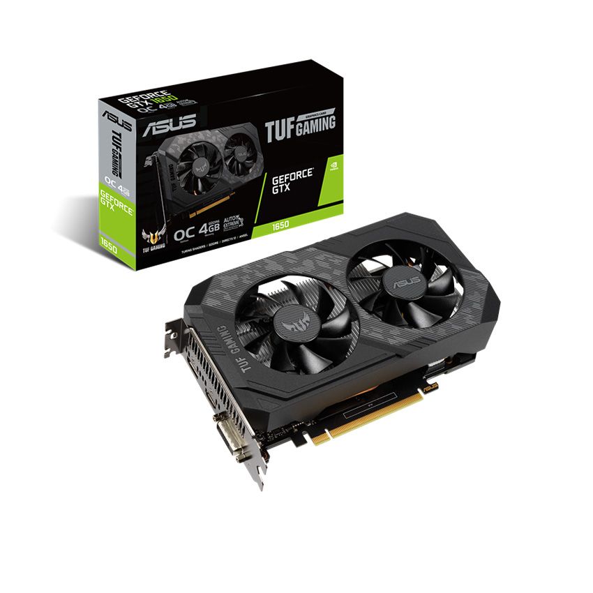  Card màn hình Asus TUF GTX 1650-O4GD6 GAMING - Cũ đẹp (Tray) 
