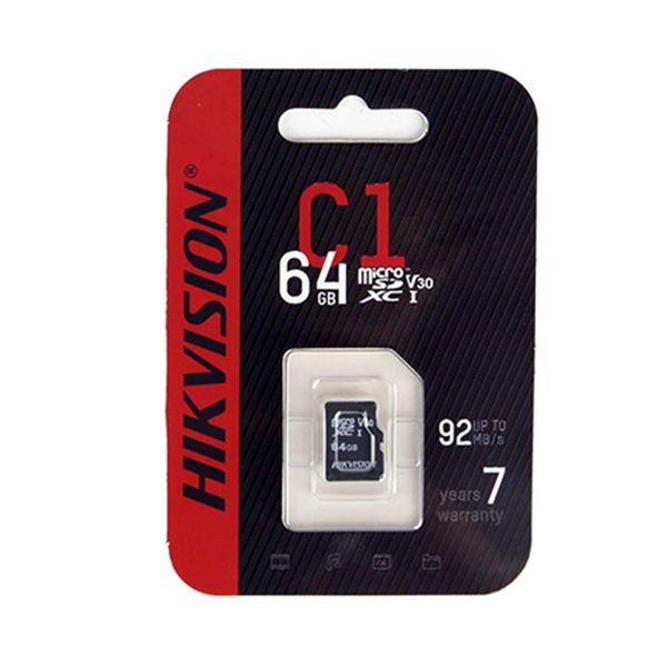  Thẻ Nhớ Hikvision 64GB microSDHC Class 10 and UHS-I / HS-TF - C1/64G 