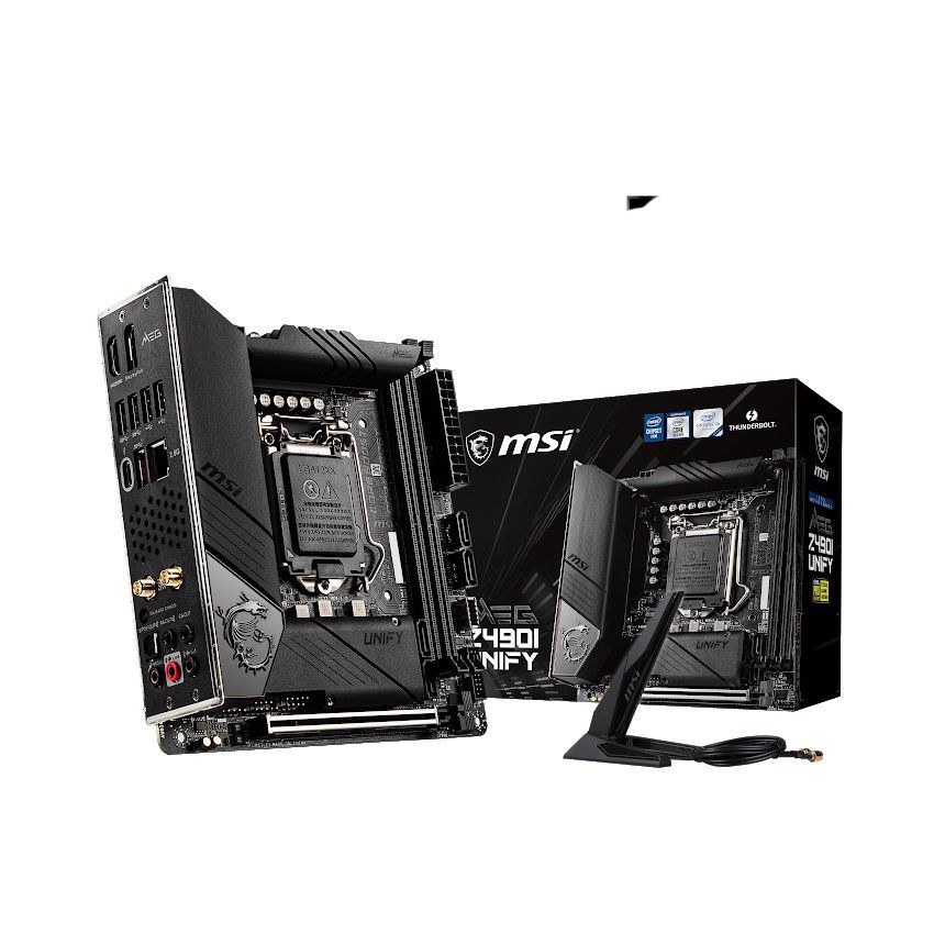  Mainboard MSI MEG Z490i UNIFY (Intel Z490, Socket 1200, mini ITX, 2 khe RAM DDR4) 