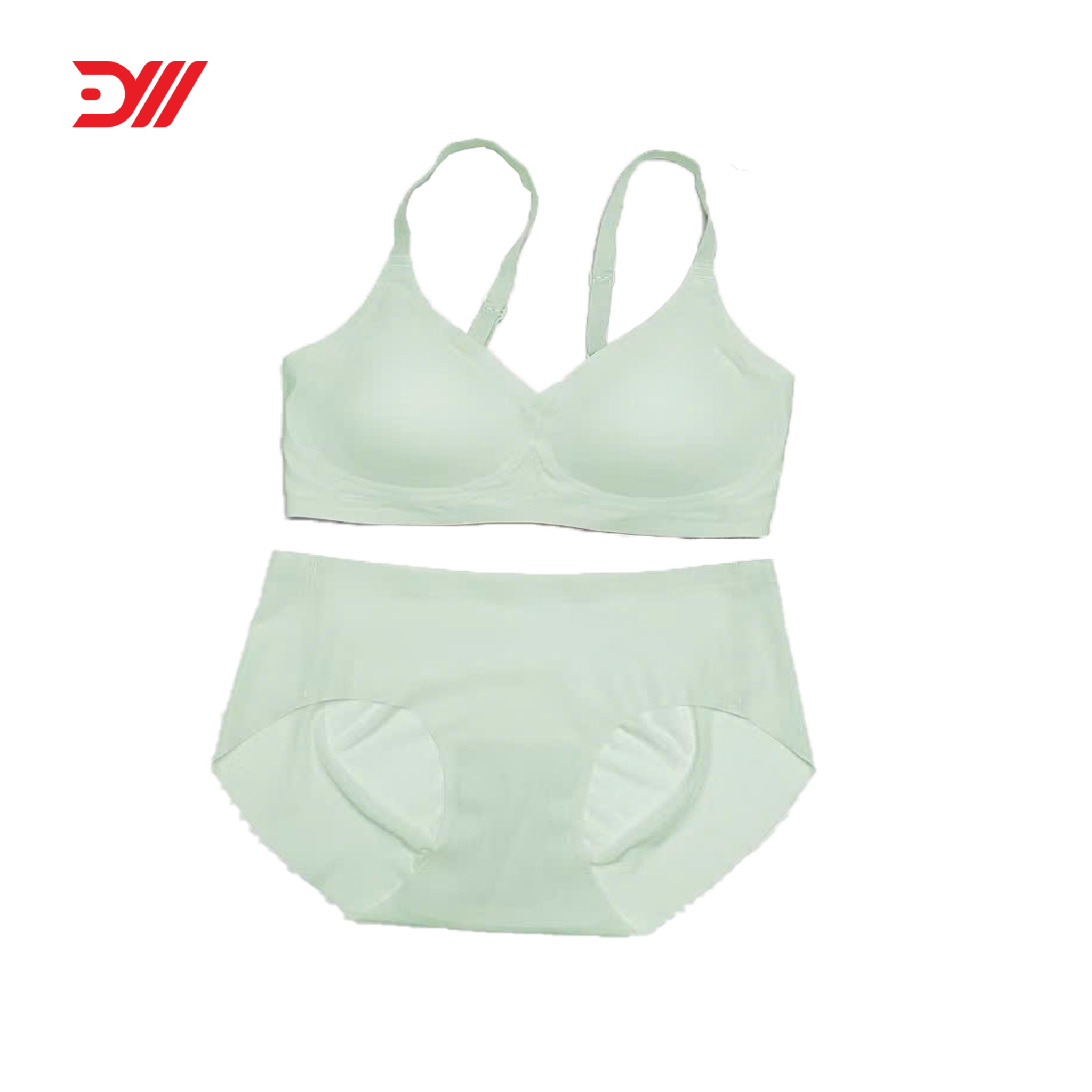  Bộ gồm áo & quần lót (BA008) su lụa băng nữ mỏng mát đệm 1cm 