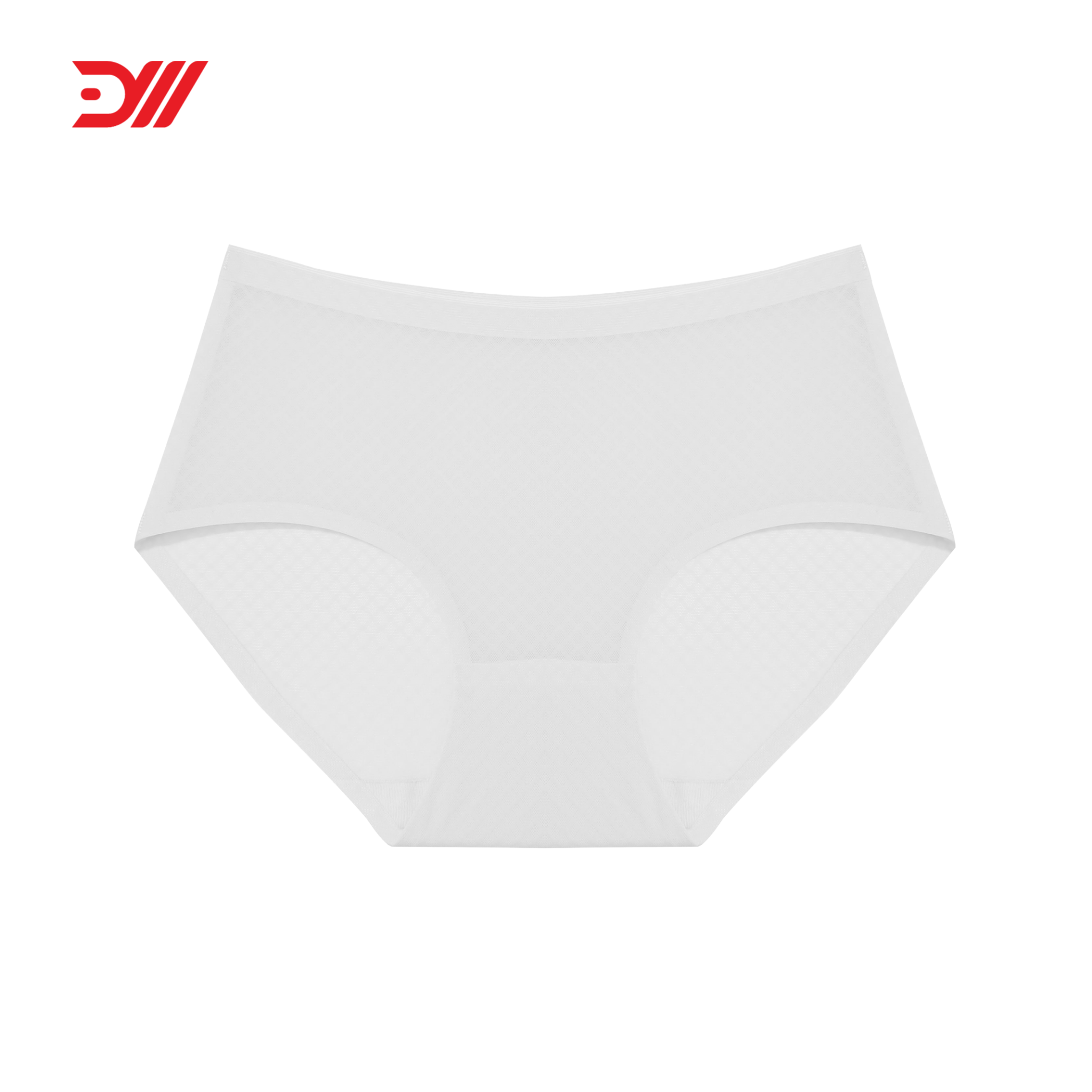  VQ036A - Quần lót nữ su lưới cạp cao họa tiết caro chìm vải thoáng khí mềm mại co giãn nhiều thoải mái 