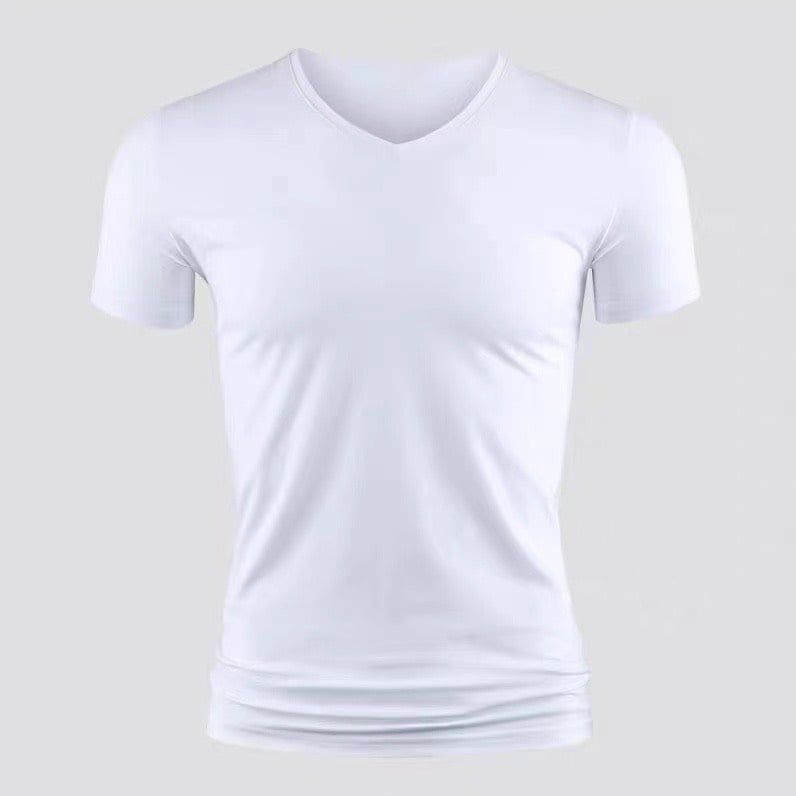  Áo thun nam cổ tim tay ngắn - NT231A 