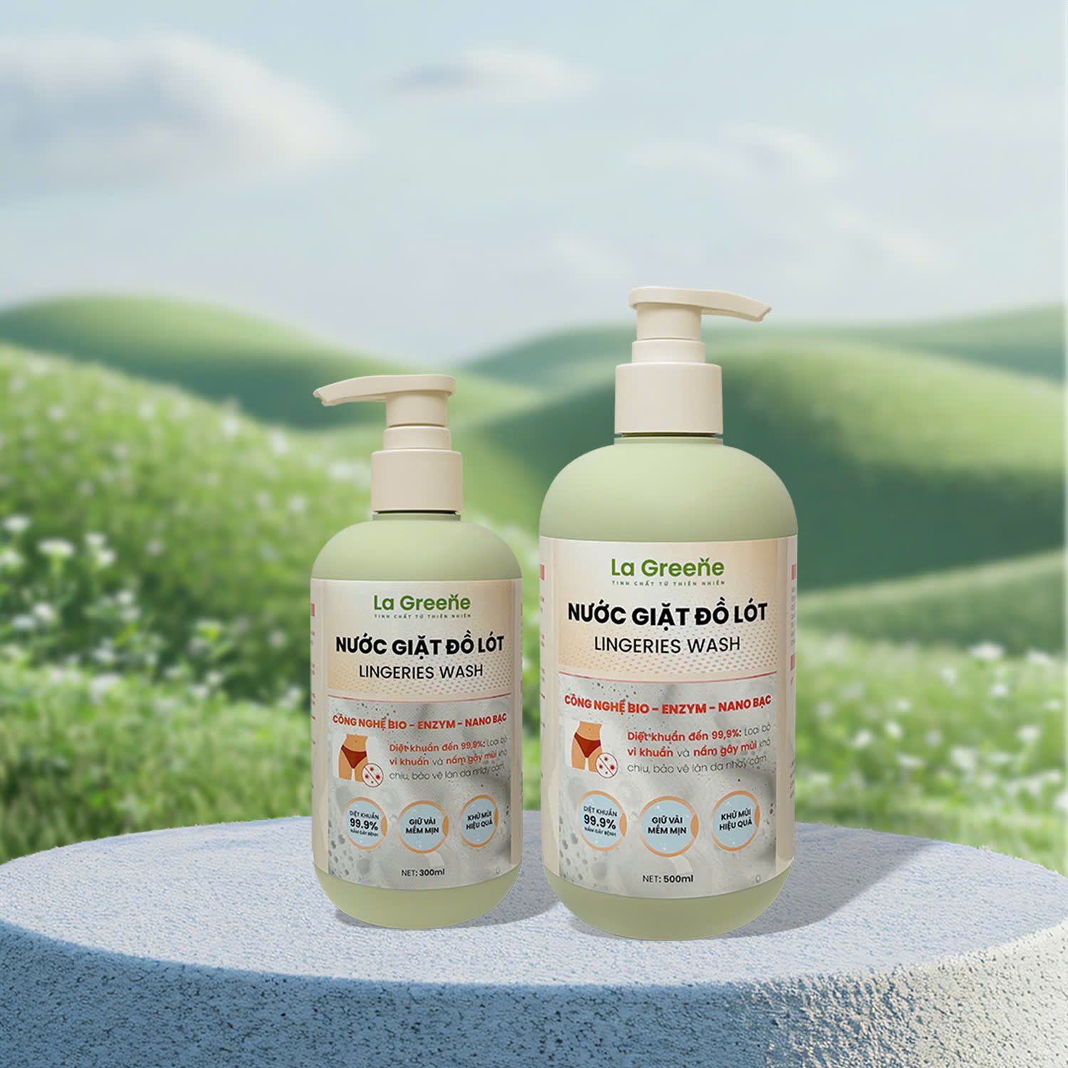 Nước giặt đồ lót sinh học Lagreene giúp khử mùi, kháng khuẩn, an toàn cho da nhạy cảm 