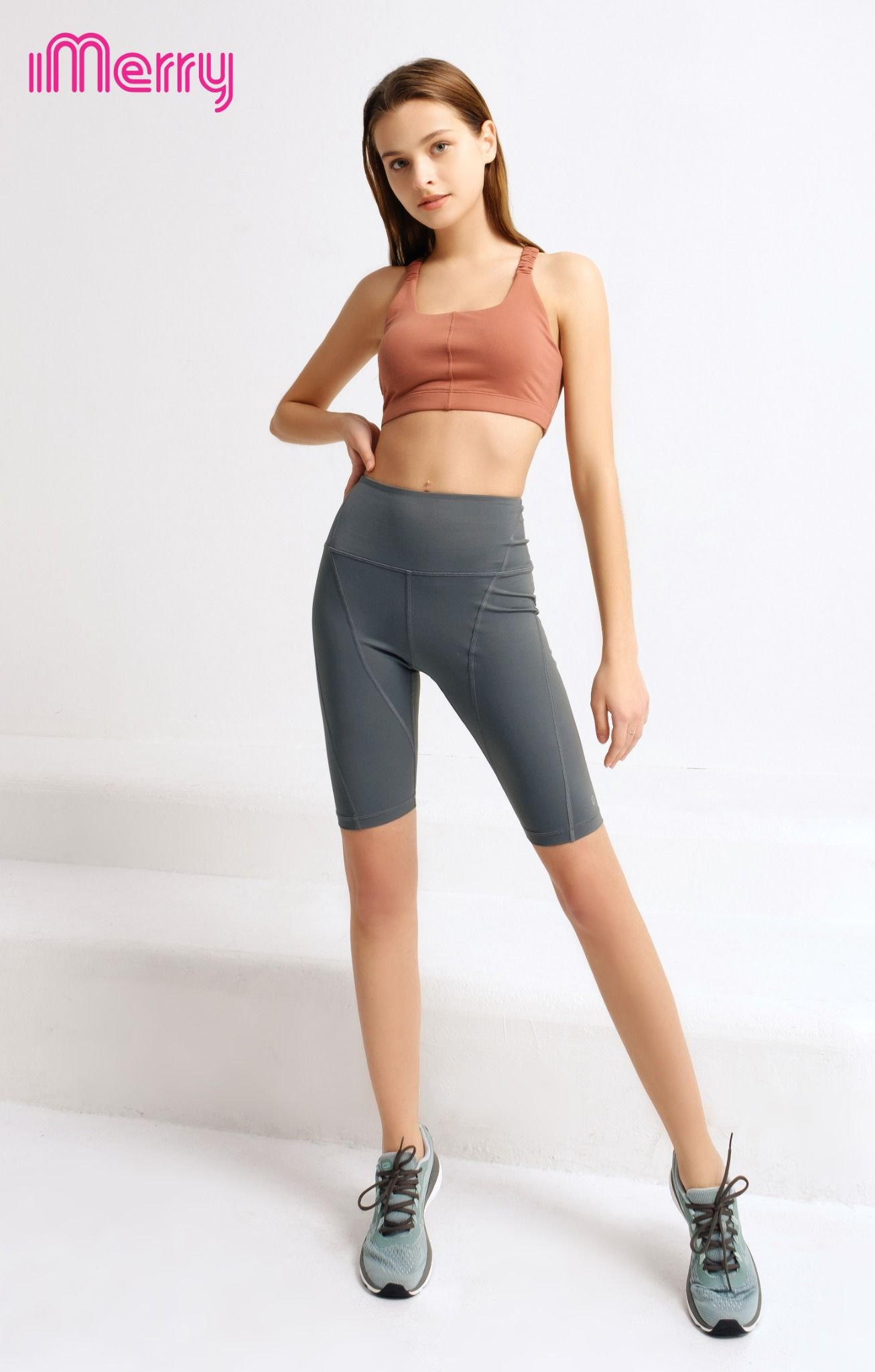  Áo Bra Thể Thao iMerry 2 Dây Tập Gym Yoga Nữ, Ôm Sát Cơ thể, Mềm Mại, Thoáng mát - BR2369 