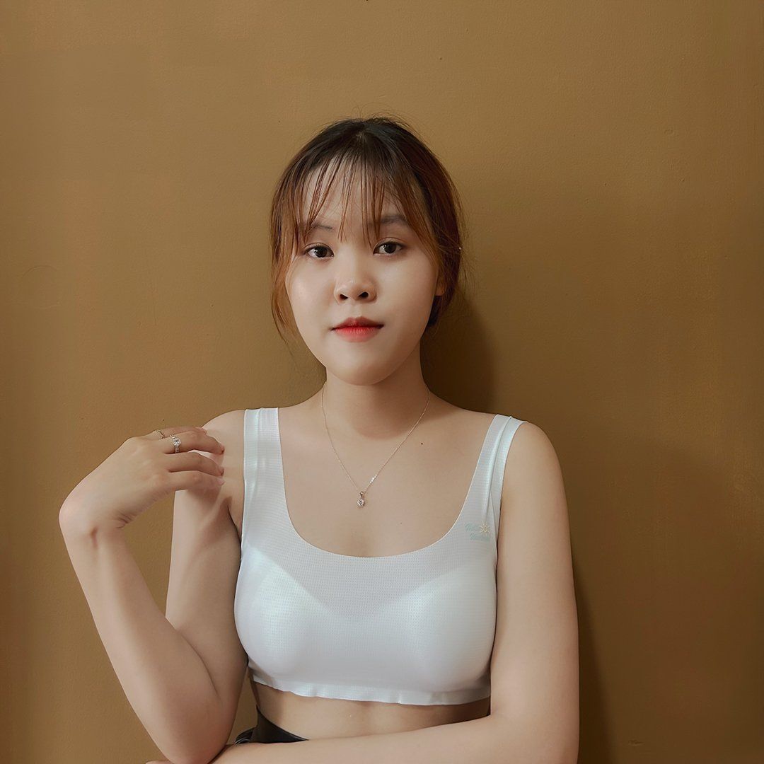  BRA5002 - Áo lá cho học sinh cấp 2 cấp 3 chất su đúc cao cấp không lộ viền lộ màu áo lót cho bé gái tuổi dậy thì 