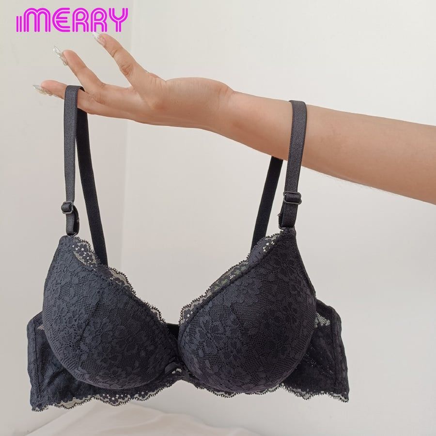  Áo lót ren iMERRY không gọng thoải mái, không mút nâng nhẹ, phối ren tinh xảo VA006 