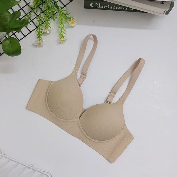  VA009 - Áo lót nữ su không gọng, mút nâng 2cm, ôm dáng, vải su gân mềm mại, co giãn 