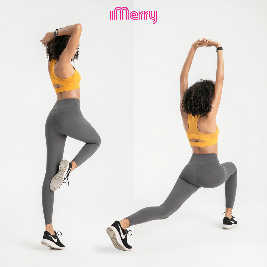  Set quần - áo Bra Thể Thao iMerry Tập Gym Yoga Nữ, Co Giãn, Thoáng Mát - BR2215 