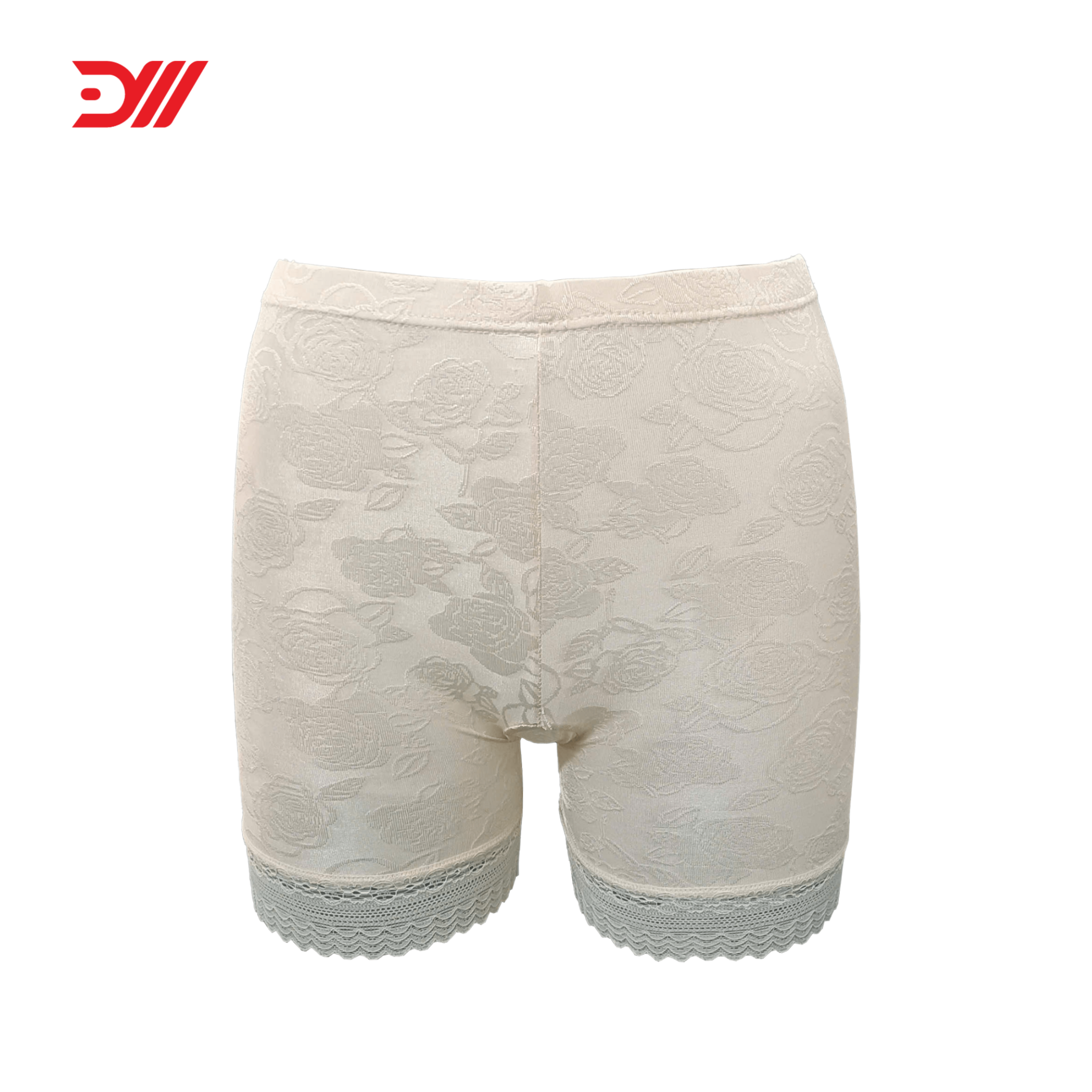  VQ113 - quần mặc váy nữ chất vải lụa hoa phối ren cao cấp 