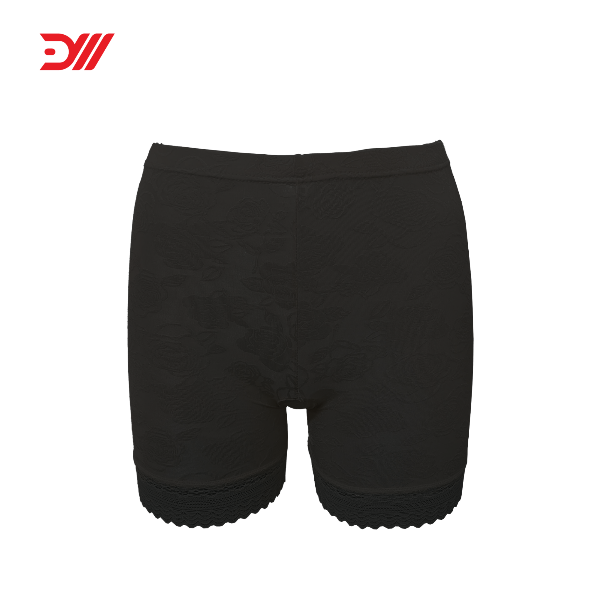  VQ113 - quần mặc váy nữ chất vải lụa hoa phối ren cao cấp 