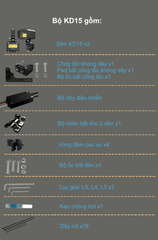 Đèn trợ sáng Kosidi KD15 chính hãng