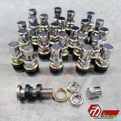 Chân van vòi bánh xe inox