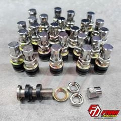 Chân van vòi bánh xe inox