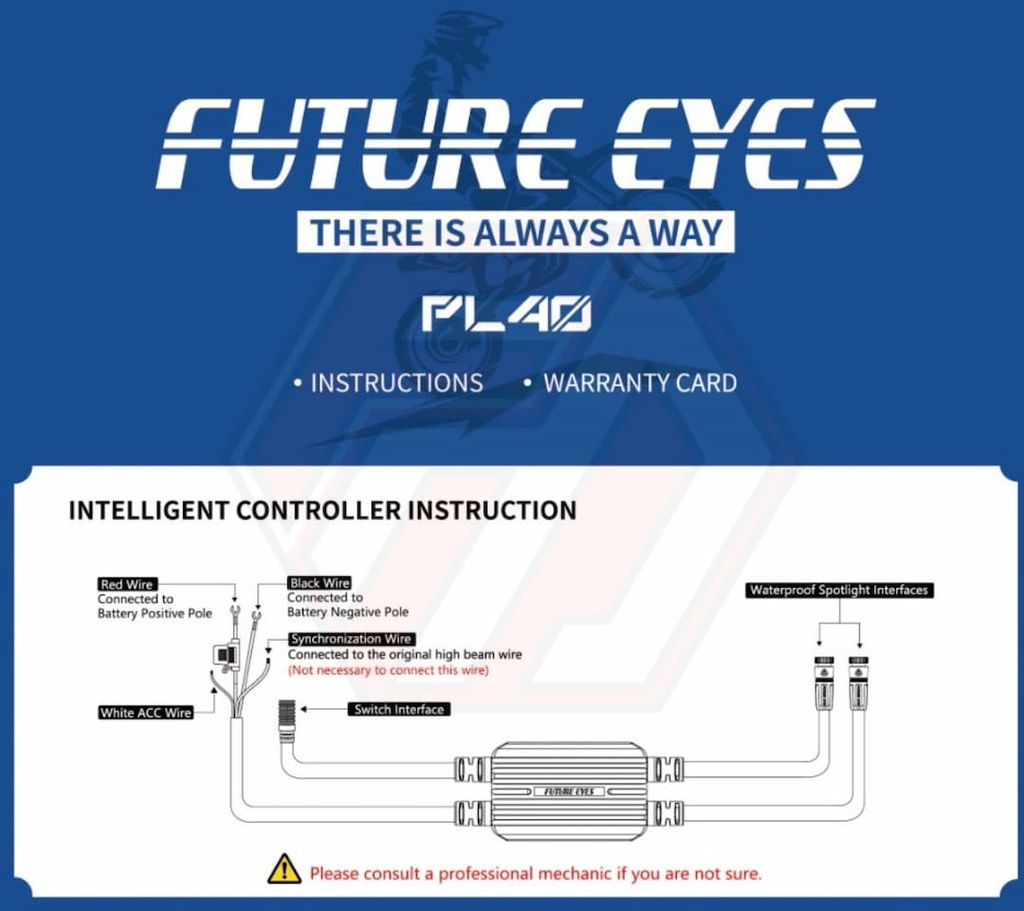 Đèn trợ sáng Future Eyes PL40 chính hãng