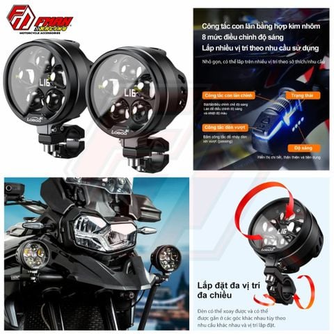 Đèn trợ sáng LOBOO L16 chính hãng