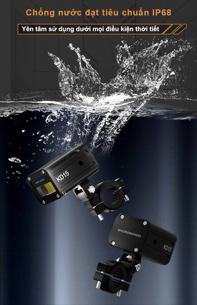 Đèn trợ sáng Kosidi KD15 chính hãng