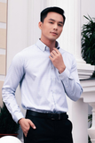  Áo Sơ Mi Nam Tay Dài Họa Tiết Chấm Bi Màu Xanh Gentiti by Thái Tuấn - 1C698 