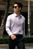  Áo Sơ Mi Nam Trơn Tay Dài Màu Xanh - GenTiTi 1C718HAKT 