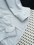  Áo sơ mi tay dài sọc xanh rêu - 1C7925AKTS018A 