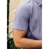  Áo Sơ Mi Nam Tay Ngắn Họa Tiết Caro Màu Xanh GENTITI by Thái Tuấn - 1C709 