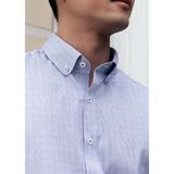  Áo Sơ Mi Nam Tay Dài Họa Tiết Chấm Bi Màu Xanh Gentiti by Thái Tuấn - 1C698 