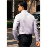  Áo Sơ Mi Nam Trơn Tay Dài Màu Xanh - GenTiTi 1C718HAKT 