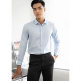  Áo Sơ Mi Nam Trơn Tay Dài Màu Xanh - GenTiTi 1C713HAKT 