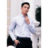  Áo Sơ Mi Nam Tay Dài Họa Tiết Chấm Bi Màu Xanh Gentiti by Thái Tuấn - 1C698 