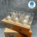  Cốc thuỷ tinh có quai 90 ml uống cà phê, Espresso, trà nóng Việt Tiệp 