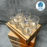  Cốc thuỷ tinh có quai 90 ml uống cà phê, Espresso, trà nóng Việt Tiệp 