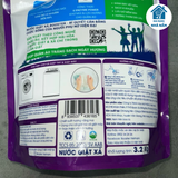  Nước giặt xả Booster tím thơm, đậm đặc túi 3,2 kg 