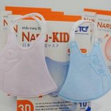  Khẩu trang trẻ em Naru-kid 3D (hộp 10 chiếc) 