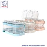  Bộ 3 lọ nhựa đựng gia vị Hokori 2936 Việt Nhật 