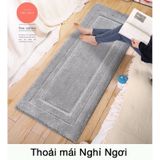  Thảm lau chân room mat trải sàn bếp, nhà vệ sinh mềm mịn, thấm hút tốt size 50 x 120 cm 