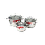  Bộ 3 nồi inox 5 đáy SH888 Sunhouse 