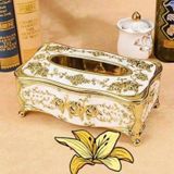  Hộp đựng giấy ăn mạ vàng 