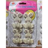  Bộ 4 chiếc móc dán tường thỏ TL G36 Thành Lợi 