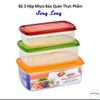 Bộ 3 hộp nhựa đựng thực phẩm 2221 Song Long