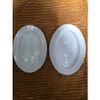 Đĩa phíp bầu dục trắng melamine Fataco HX 13, HX 06