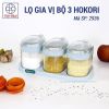 Bộ 3 lọ nhựa đựng gia vị Hokori 2936 Việt Nhật