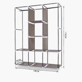  Tủ quần áo vải 3D 3 buồng 8 ngăn 