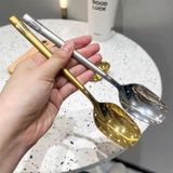  Thìa ăn cơm mạ vàng mạ bạc 